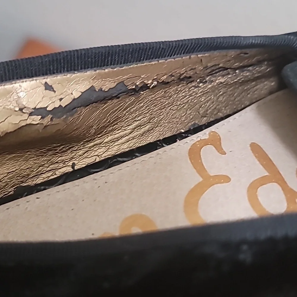 Sam Edelman Alvin Loafers Womens 7.5 Black Velvet Smoking Slipper Flat Shoes - Picture 16 of 16